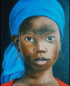 Menina com turbante